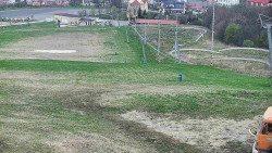 Horní část sjezdovky skiareálu Hlubočky