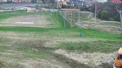 Horní část sjezdovky skiareálu Hlubočky