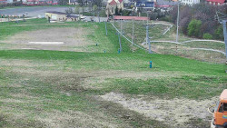 Horní část sjezdovky skiareálu Hlubočky