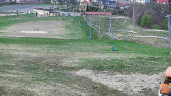 Horní část sjezdovky skiareálu Hlubočky