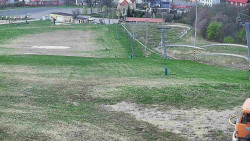 Horní část sjezdovky skiareálu Hlubočky