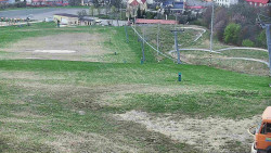 Horní část sjezdovky skiareálu Hlubočky