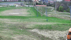 Horní část sjezdovky skiareálu Hlubočky