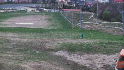 Horní část sjezdovky skiareálu Hlubočky