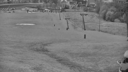 Horní část sjezdovky skiareálu Hlubočky