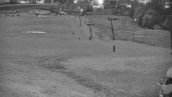 Horní část sjezdovky skiareálu Hlubočky