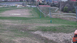 Horní část sjezdovky skiareálu Hlubočky