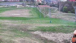 Horní část sjezdovky skiareálu Hlubočky