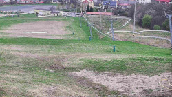 Horní část sjezdovky skiareálu Hlubočky