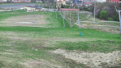 Horní část sjezdovky skiareálu Hlubočky