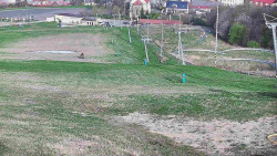 Horní část sjezdovky skiareálu Hlubočky