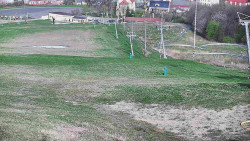 Horní část sjezdovky skiareálu Hlubočky