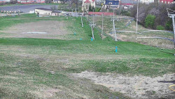 Horní část sjezdovky skiareálu Hlubočky