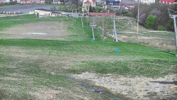 Horní část sjezdovky skiareálu Hlubočky