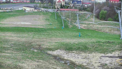 Horní část sjezdovky skiareálu Hlubočky