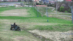 Horní část sjezdovky skiareálu Hlubočky