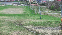 Horní část sjezdovky skiareálu Hlubočky