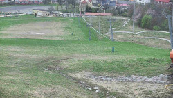 Horní část sjezdovky skiareálu Hlubočky