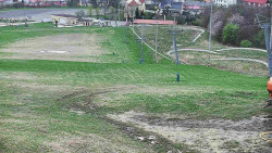 Horní část sjezdovky skiareálu Hlubočky