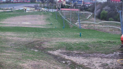 Horní část sjezdovky skiareálu Hlubočky