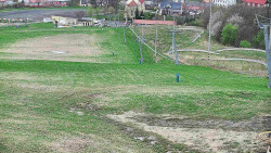 Horní část sjezdovky skiareálu Hlubočky