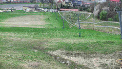 Horní část sjezdovky skiareálu Hlubočky