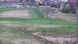 Horní část sjezdovky skiareálu Hlubočky