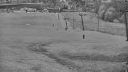 Horní část sjezdovky skiareálu Hlubočky