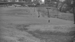 Horní část sjezdovky skiareálu Hlubočky