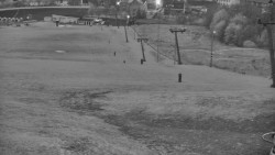 Horní část sjezdovky skiareálu Hlubočky