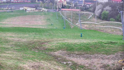 Horní část sjezdovky skiareálu Hlubočky