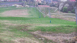 Horní část sjezdovky skiareálu Hlubočky