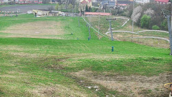 Horní část sjezdovky skiareálu Hlubočky