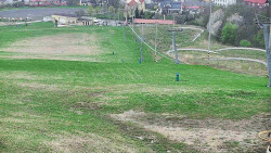 Horní část sjezdovky skiareálu Hlubočky