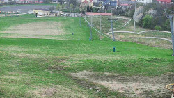 Horní část sjezdovky skiareálu Hlubočky