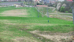 Horní část sjezdovky skiareálu Hlubočky