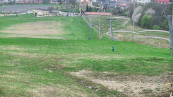 Horní část sjezdovky skiareálu Hlubočky