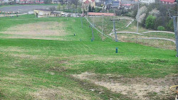 Horní část sjezdovky skiareálu Hlubočky