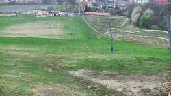 Horní část sjezdovky skiareálu Hlubočky