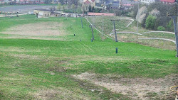 Horní část sjezdovky skiareálu Hlubočky