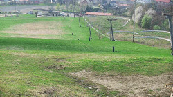 Horní část sjezdovky skiareálu Hlubočky