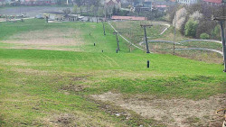 Horní část sjezdovky skiareálu Hlubočky