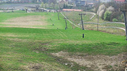 Horní část sjezdovky skiareálu Hlubočky