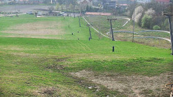 Horní část sjezdovky skiareálu Hlubočky