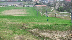 Horní část sjezdovky skiareálu Hlubočky