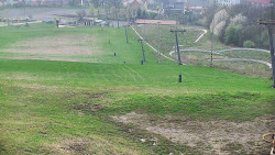 Horní část sjezdovky skiareálu Hlubočky