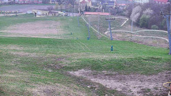 Horní část sjezdovky skiareálu Hlubočky