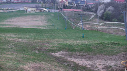 Horní část sjezdovky skiareálu Hlubočky