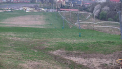 Horní část sjezdovky skiareálu Hlubočky