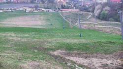 Horní část sjezdovky skiareálu Hlubočky